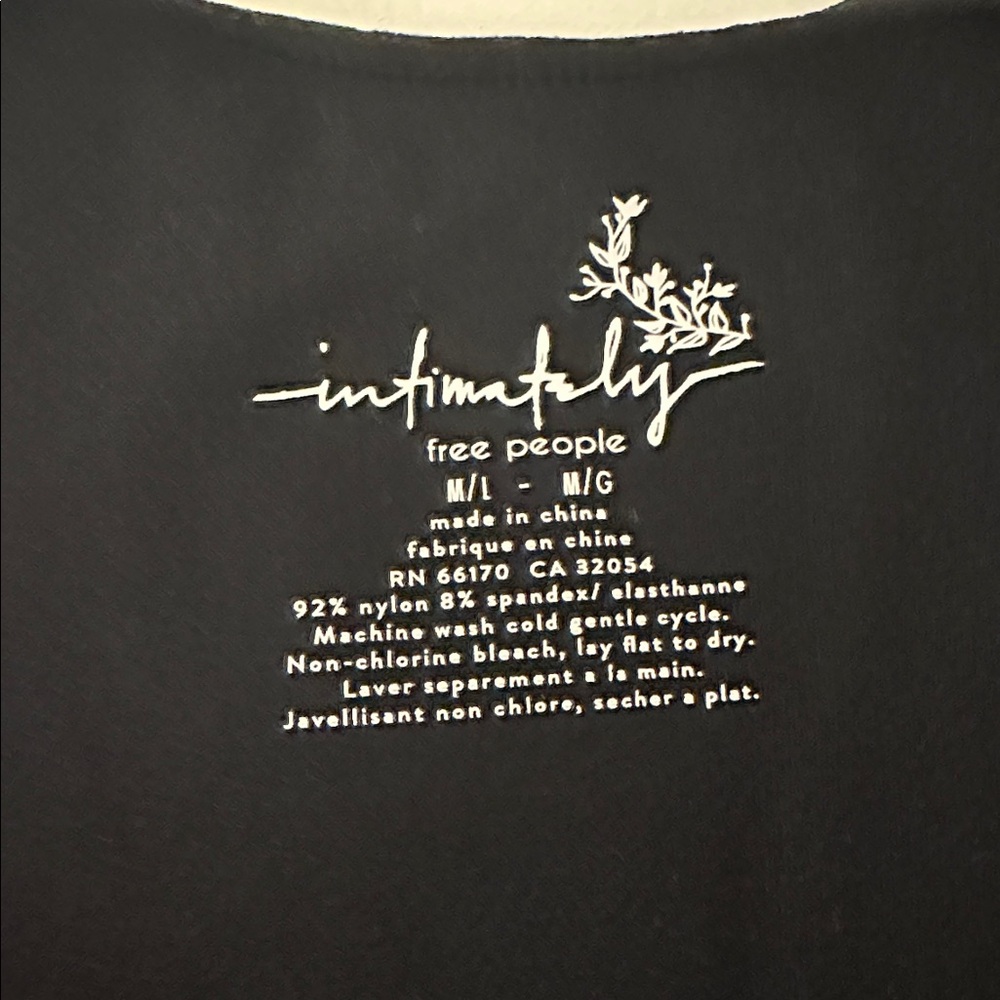 Free People Black Crop Top Size M - Picture 3 of 3